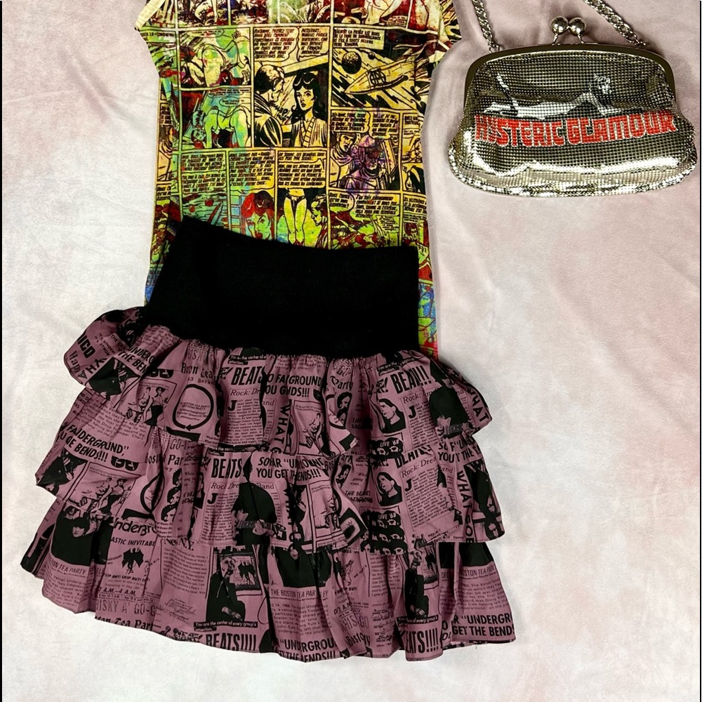 Very Unique Vintage Hysteric Glamour Mini Skirt